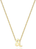 18K Gold Plated Astrology Necklace for Women Jewelry,12 Zodiac Pendant Horoscope Constellations Necklace