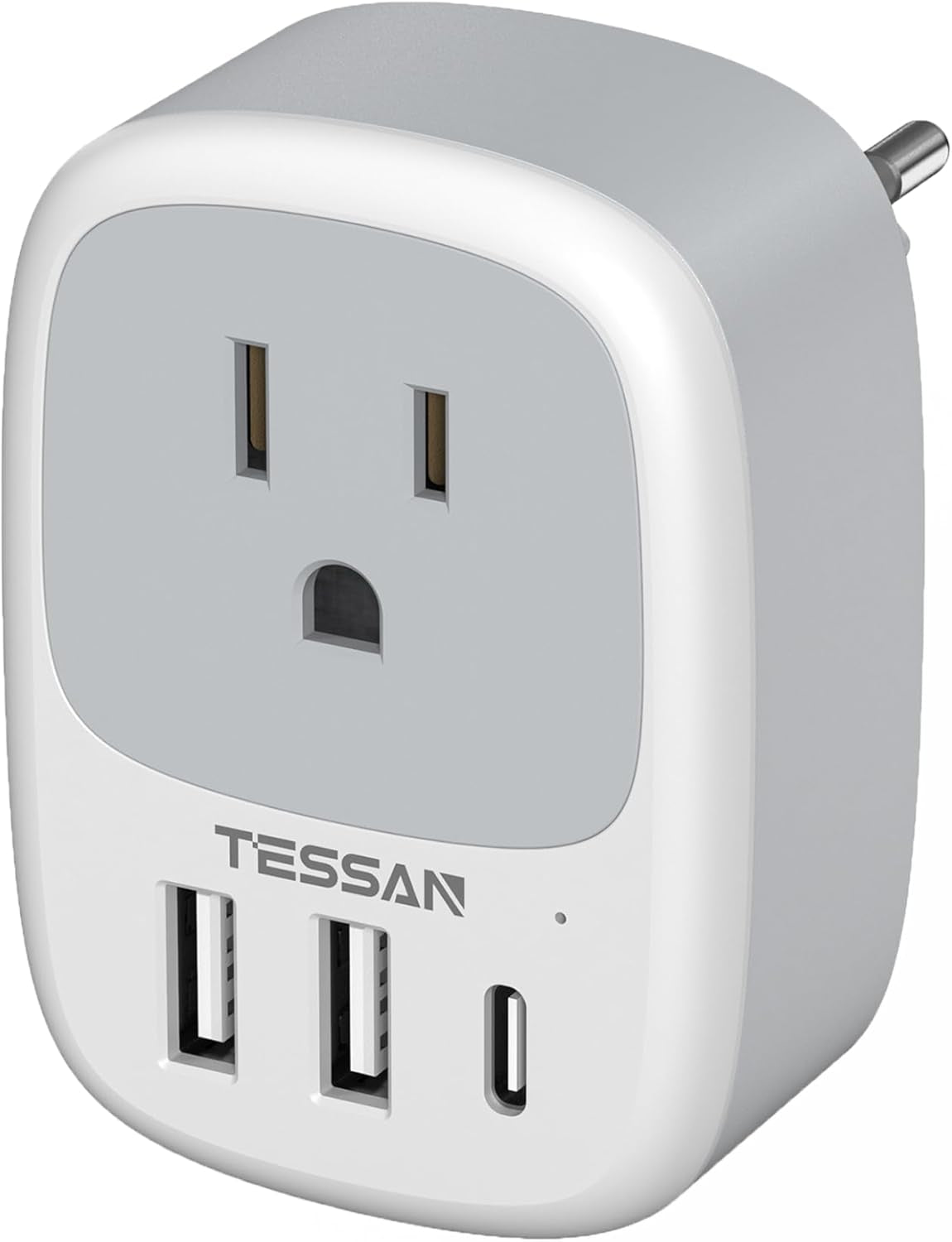 UK Ireland Hong Kong Power Adapter,  International Travel Plug with 3 USB Ports (1 USB C), Type G Converter Outlet Adaptor Charger for USA to British England Scotland Irish Qatar London