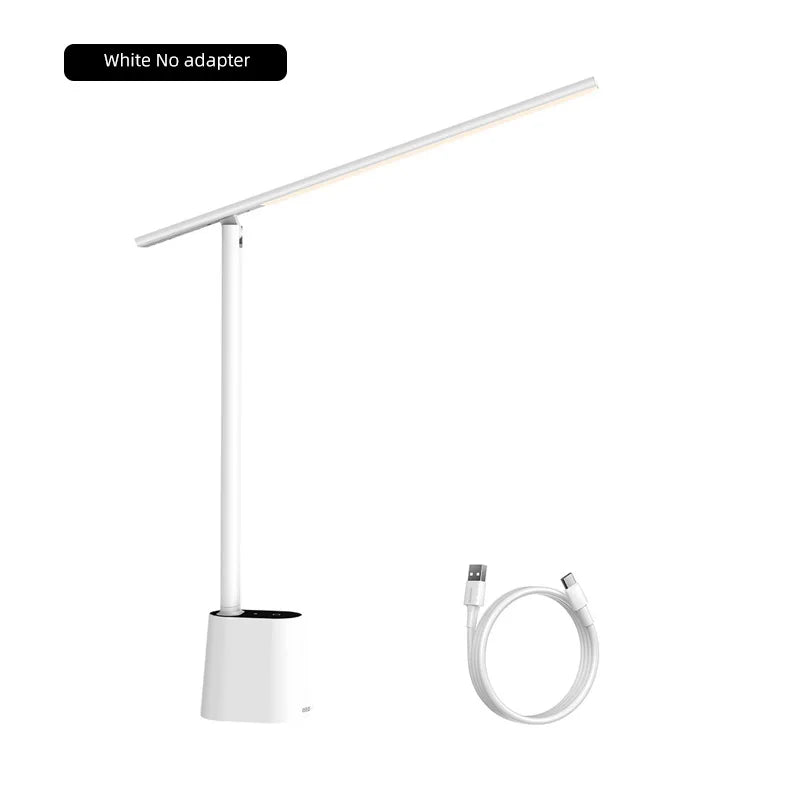 Smart Dimmable LED Desk Lamp – Foldable Eye-Care Office & Study Light
