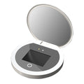 UV-Detection LED Makeup Mirror – Portable Sunscreen-Test Vanity Mirror