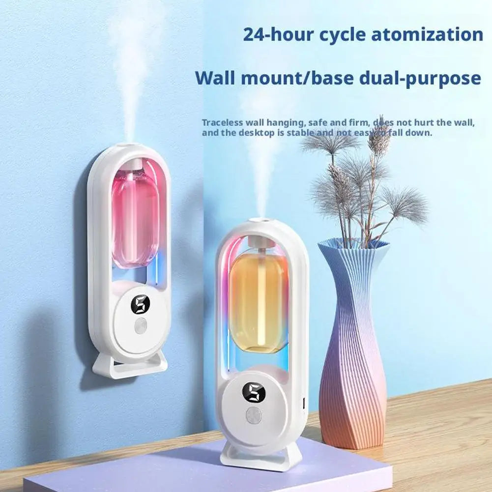 Automatic Essential Oil Diffuser – USB Spray Aroma Humidifier with LED Light