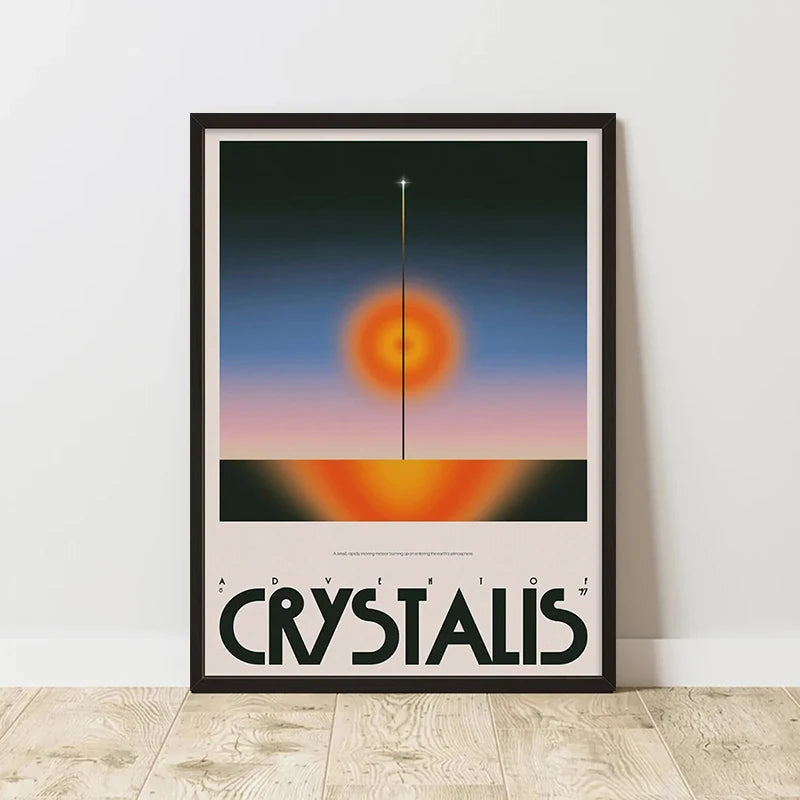 Abstract Retro Art Poster – Minimalist Canvas Wall Print for Living Room (Frameless)
