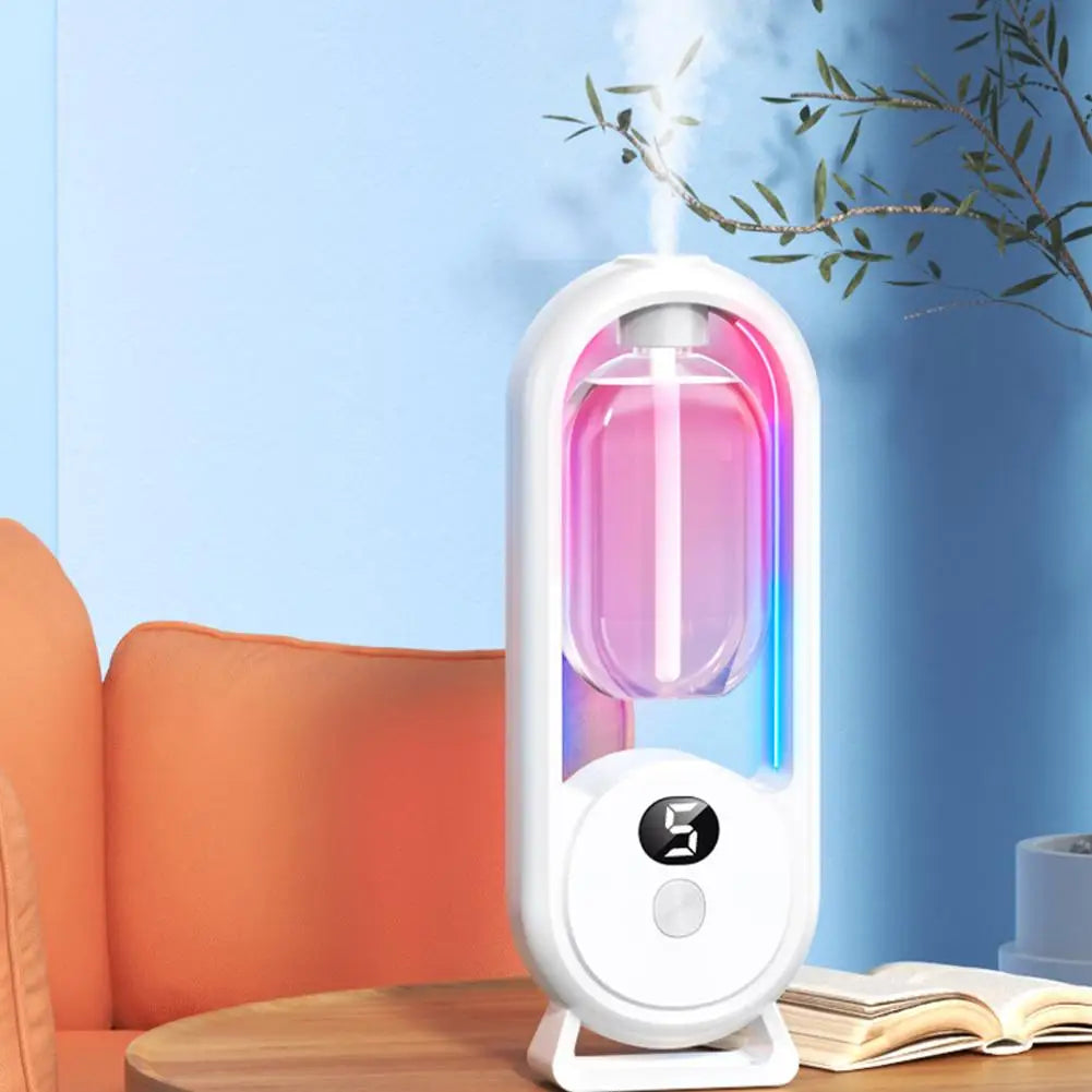Automatic Essential Oil Diffuser – USB Spray Aroma Humidifier with LED Light