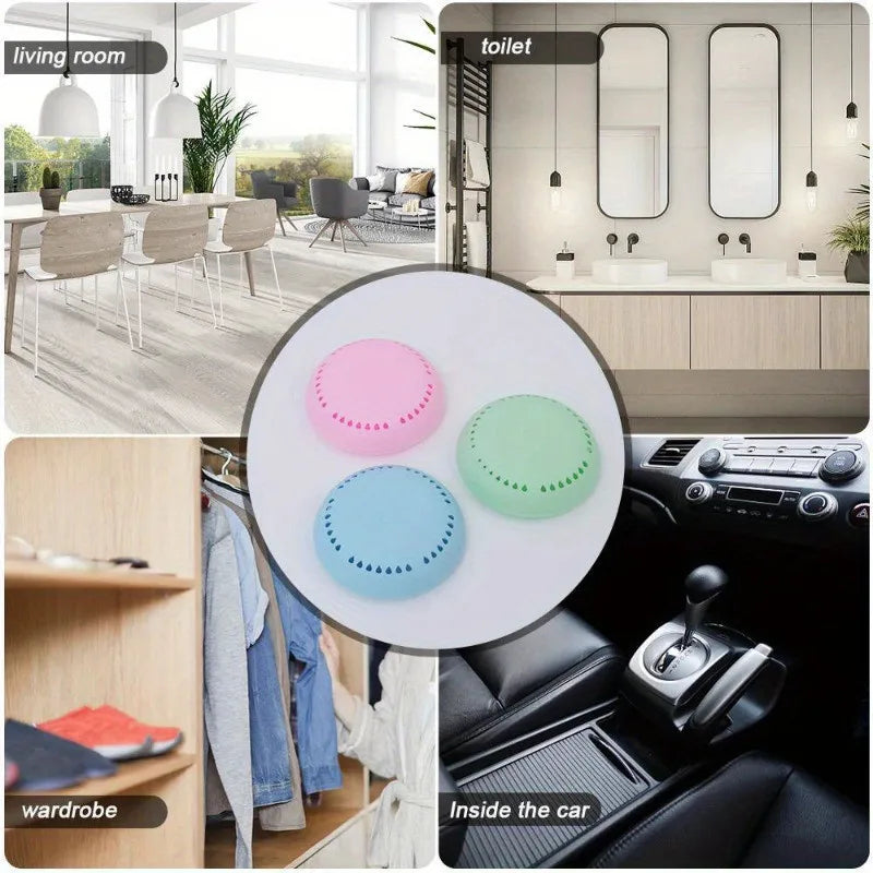 Long-Lasting Solid Air Freshener – Aromatherapy Deodorizer for Home, Car & Closet