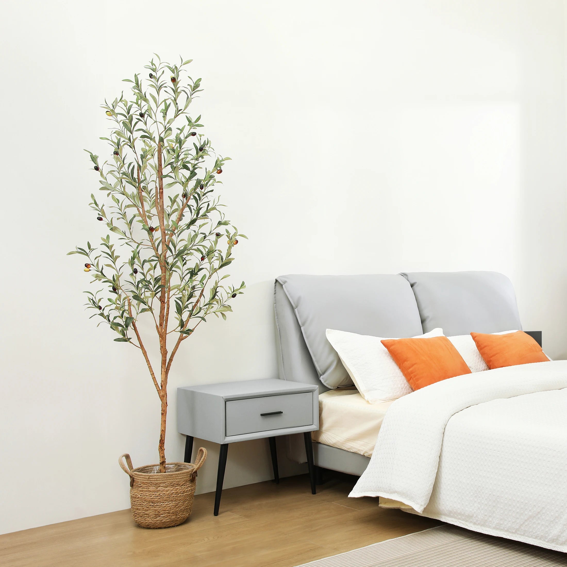Potted Artificial Olive Tree