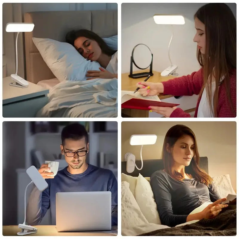 Aurora Clip-On LED Desk Lamp