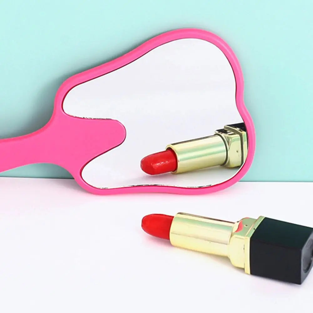 Cute Tooth-Shaped Handheld Mirror – Novelty HD Makeup Mirror Gift