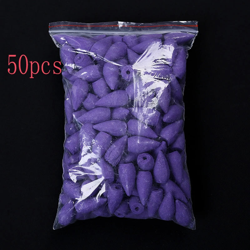 Backflow Incense Cones (Mixed Scents) – Waterfall Aromatherapy for Home & Yoga