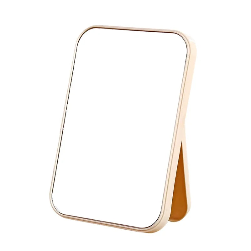Portable Folding Cosmetic Mirror – Compact Square Makeup Mirror for Travel