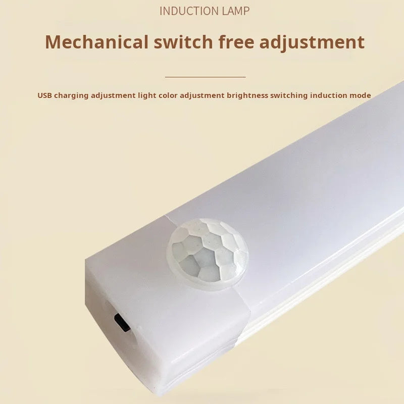 Wireless Motion-Sensor LED Cabinet Light – Rechargeable Closet & Stair Night Light
