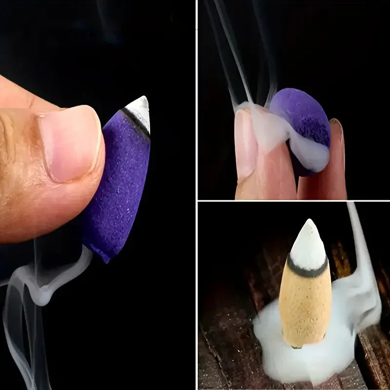 Backflow Incense Cones (Mixed Scents) – Waterfall Aromatherapy for Home & Yoga