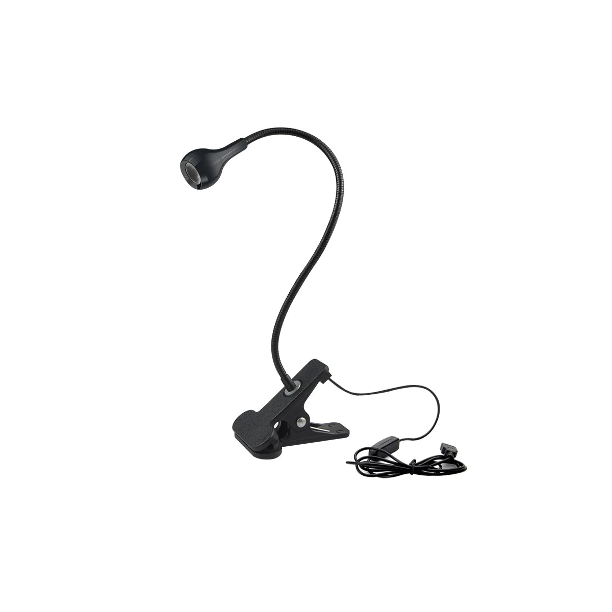 Flexible Clip-On Reading Lamp – USB Bedside Book Light for Study & Bedroom