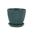Round Succulent Planter Pots with Tray – Modern Indoor & Outdoor Plant Pots (5 Sizes)